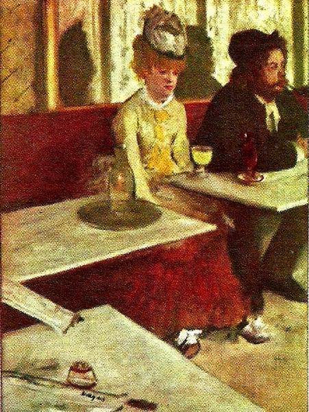 Edgar Degas absint Spain oil painting art